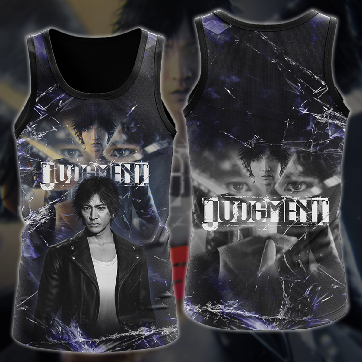 Judgment Video Game 3D All Over Printed T-shirt Tank Top Zip Hoodie Pullover Hoodie Hawaiian Shirt Beach Shorts Jogger Tank Top S