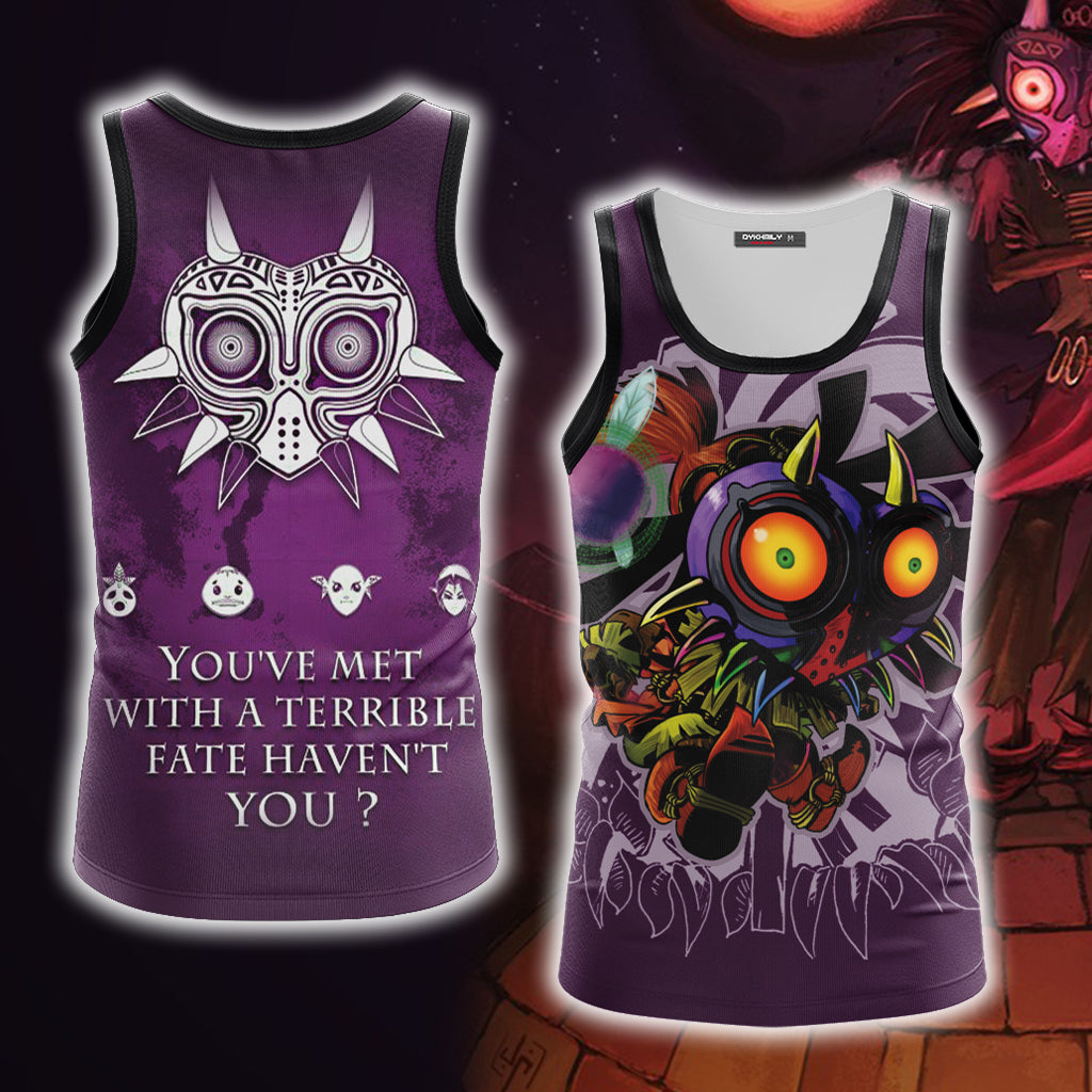 The Legend Of Zelda: Majora's Mask Unisex 3D T-shirt Zip Hoodie Pullover Hoodie Tank Top S