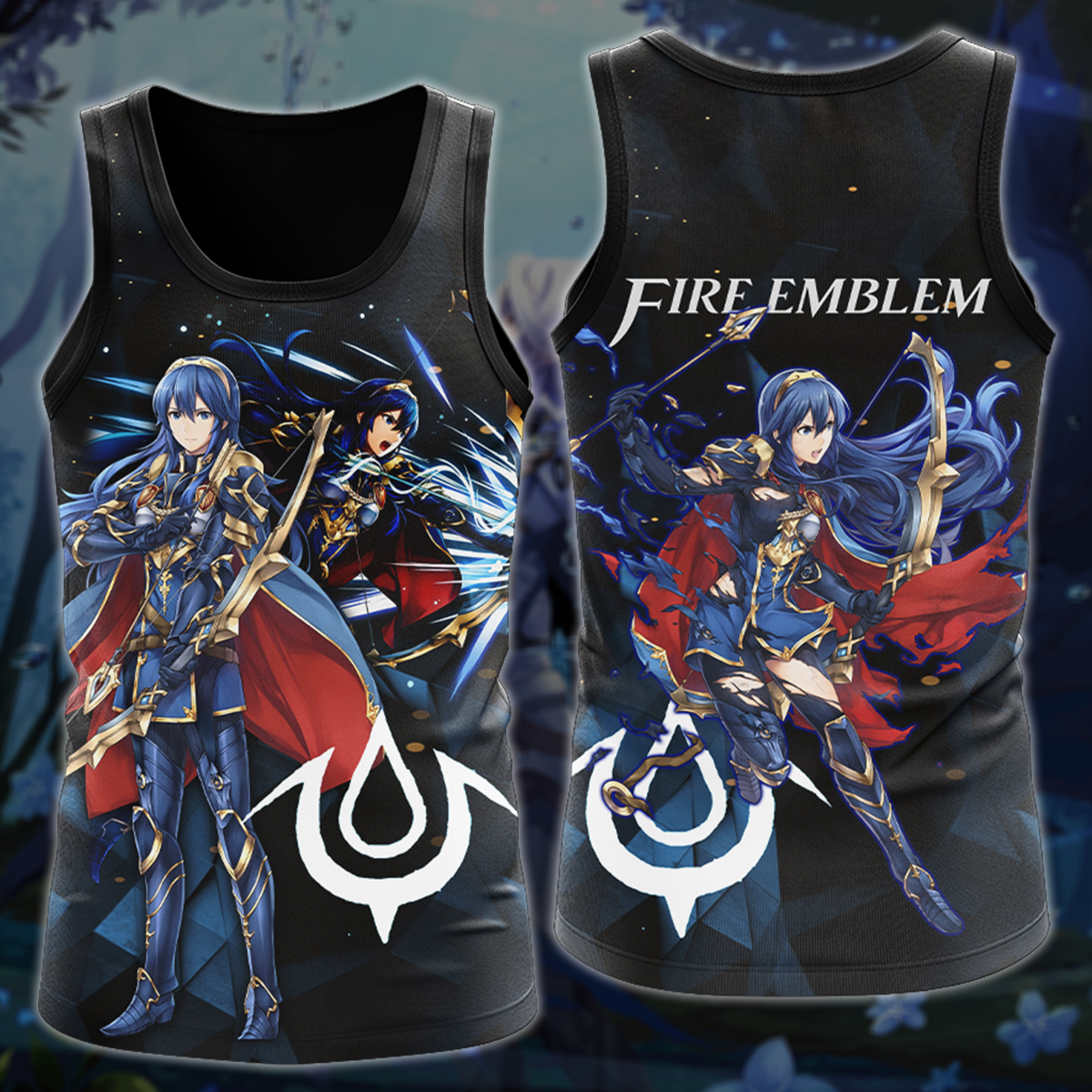 Fire Emblem Lucina Video Game 3D All Over Printed T-shirt Tank Top Zip Hoodie Pullover Hoodie Hawaiian Shirt Beach Shorts Joggers Tank Top S