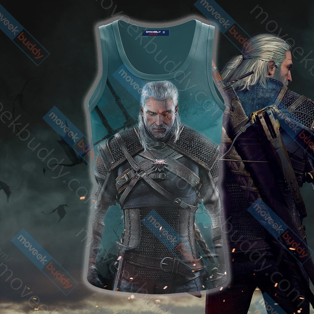 The Witcher: Wild Hunt Geralt of Rivia Unisex 3D T-shirt