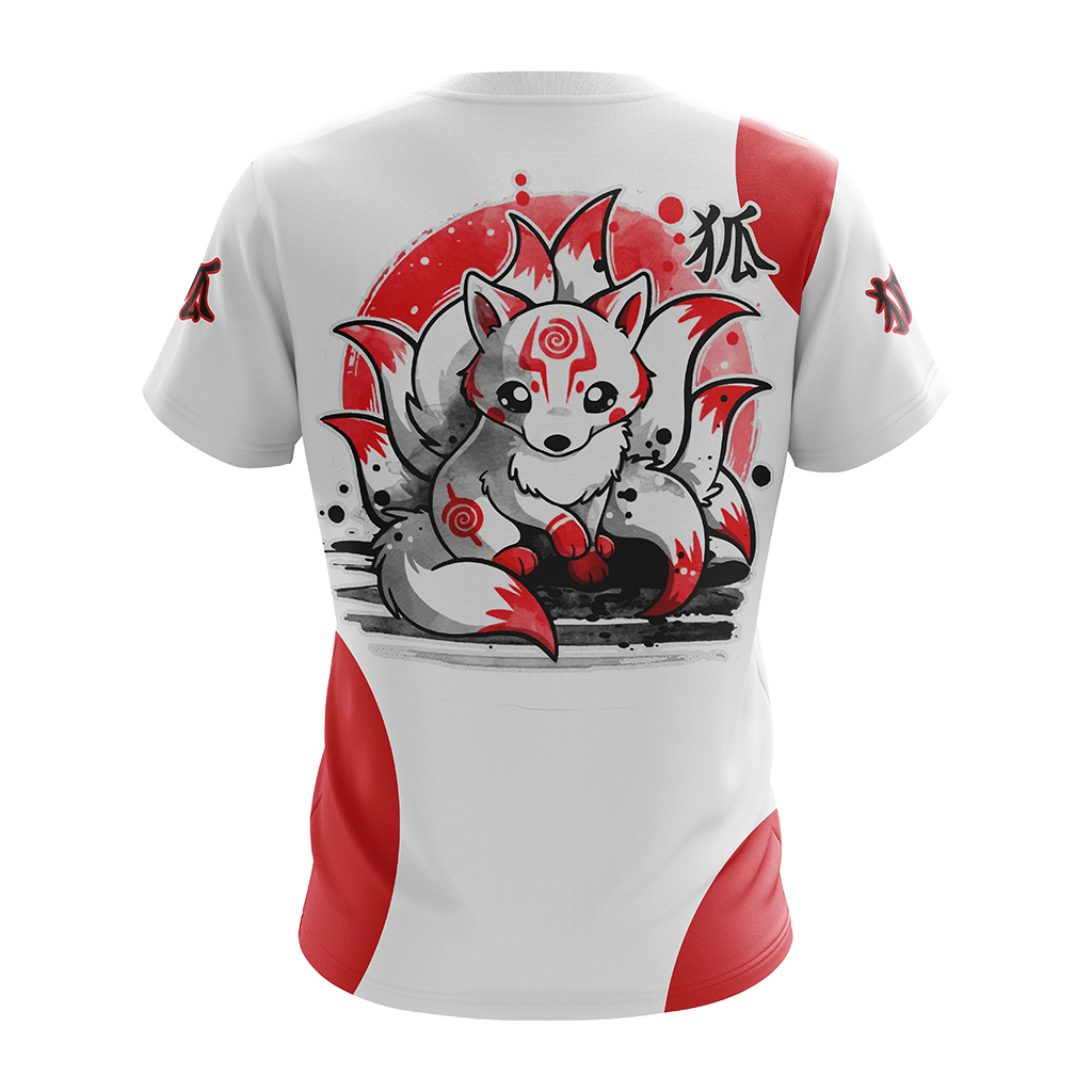 Ninetail Fox Spirit Unisex 3D T-shirt