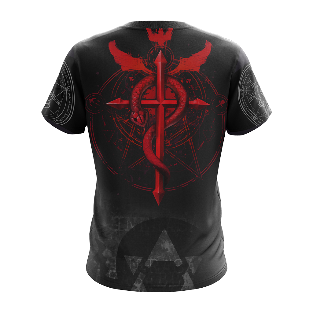 Fullmetal The Alchemist symbols Unisex 3D T-shirt