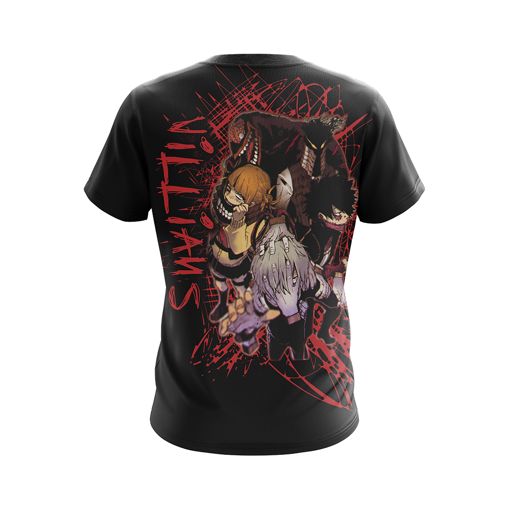 My Hero Academia Villian Group Unisex 3D T-shirt