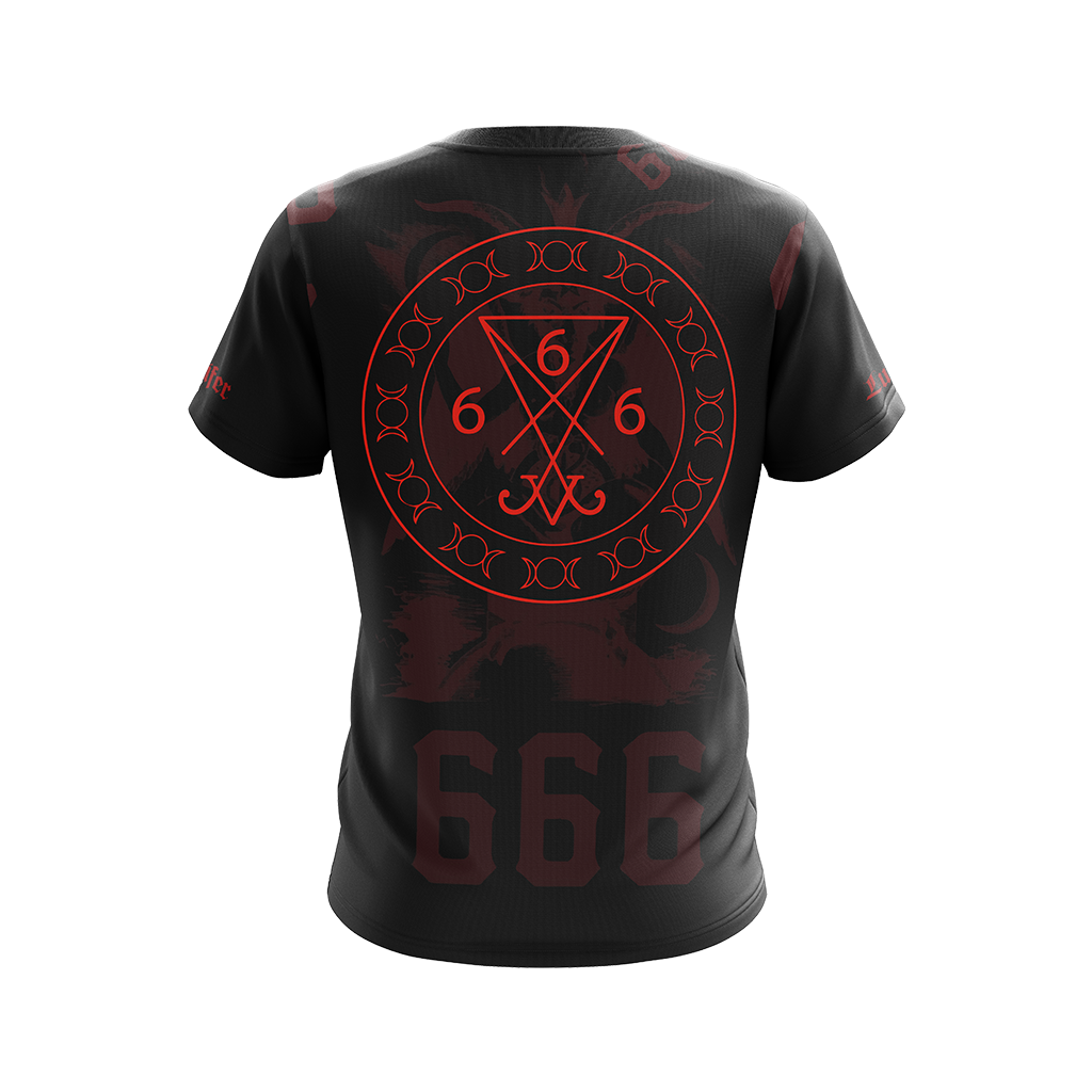 Lucifer (tv series) 666 tattoo Unisex 3D T-shirt