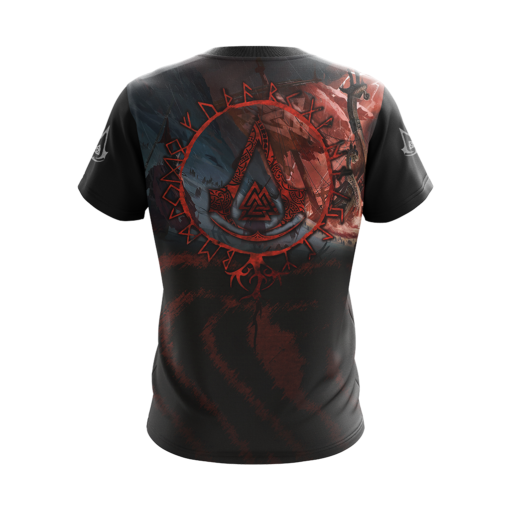 Assassin's Creed Ragnarok Unisex 3D T-shirt Zip Hoodie Pullover Hoodie