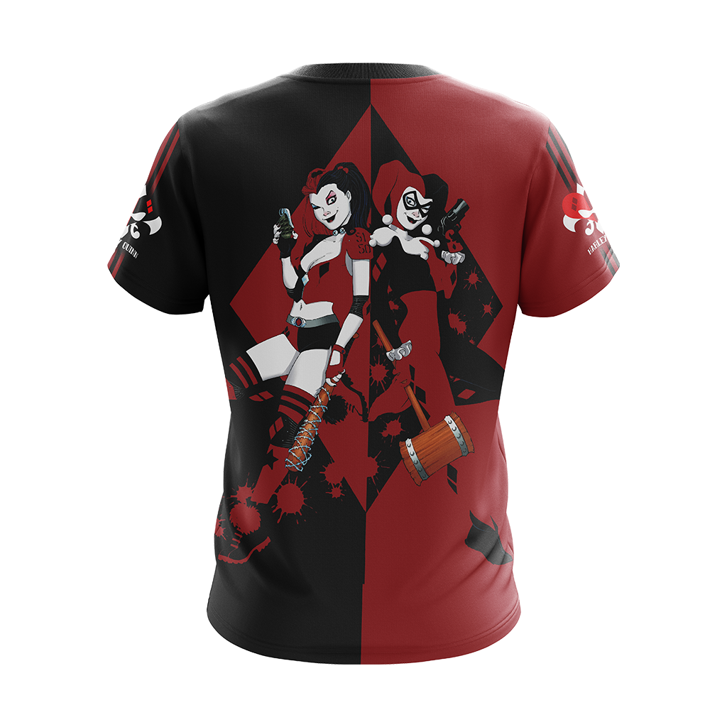 Harley Quinn - Old And New Style Unisex 3D T-shirt