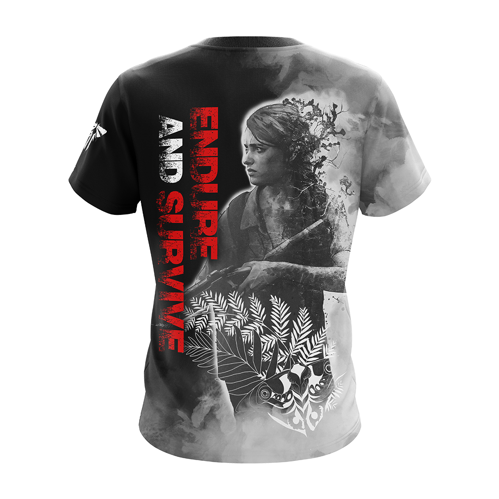 The Last Of Us - To The Edge Of The Universe And Back. Endure And Survive Unisex 3D T-shirt Zip Hoodie