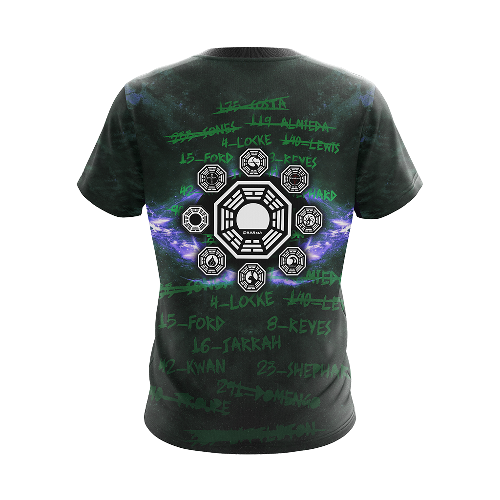 Lost (tv series) - Dharma Initiative Unisex 3D T-shirt