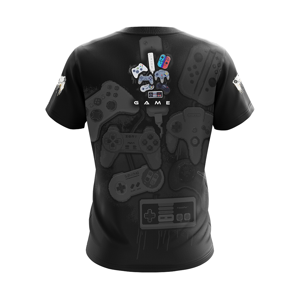 Game Controller Cool Player Unisex 3D T-shirt Zip Hoodie