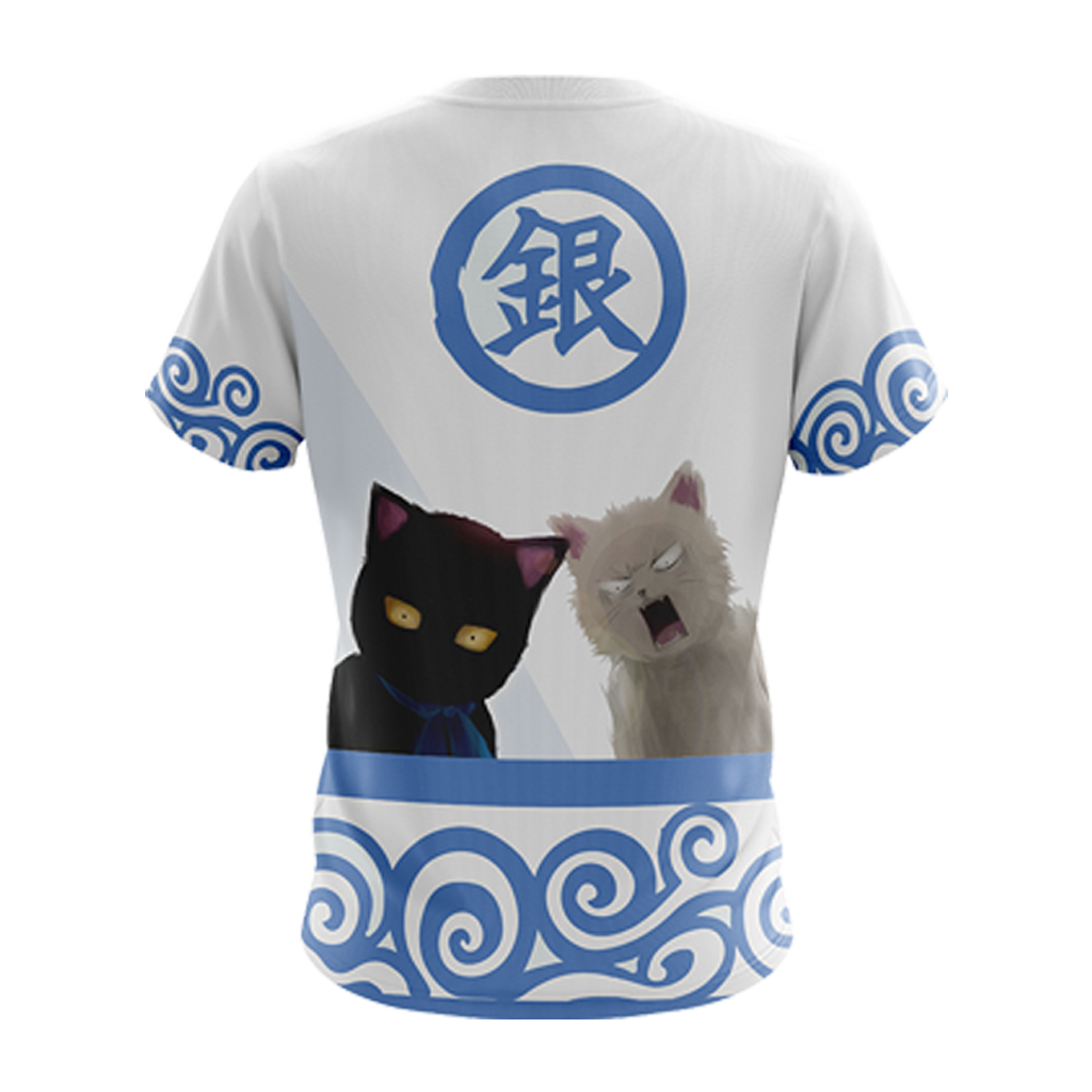 Gintama Cats Unisex 3D T-shirt