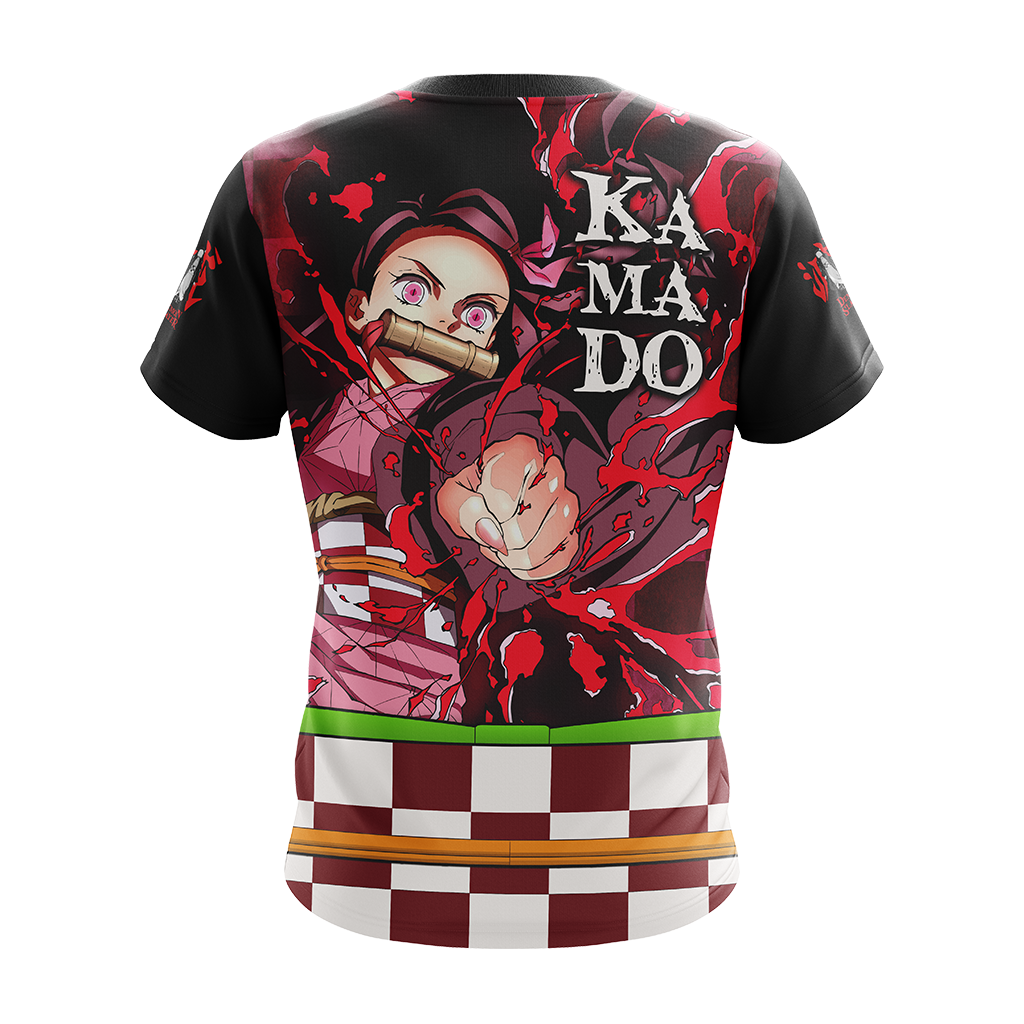 Demon Slayer Kamado Nezuko Unisex 3D T-shirt Zip Hoodie Pullover Hoodie