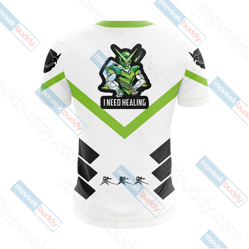Overwatch - Genji Symbol Unisex 3D T-shirt