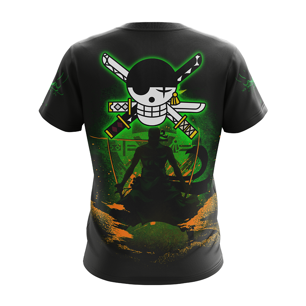 One Piece - Roronoa Zoro Unisex 3D T-shirt Zip Hoodie Pullover Hoodie