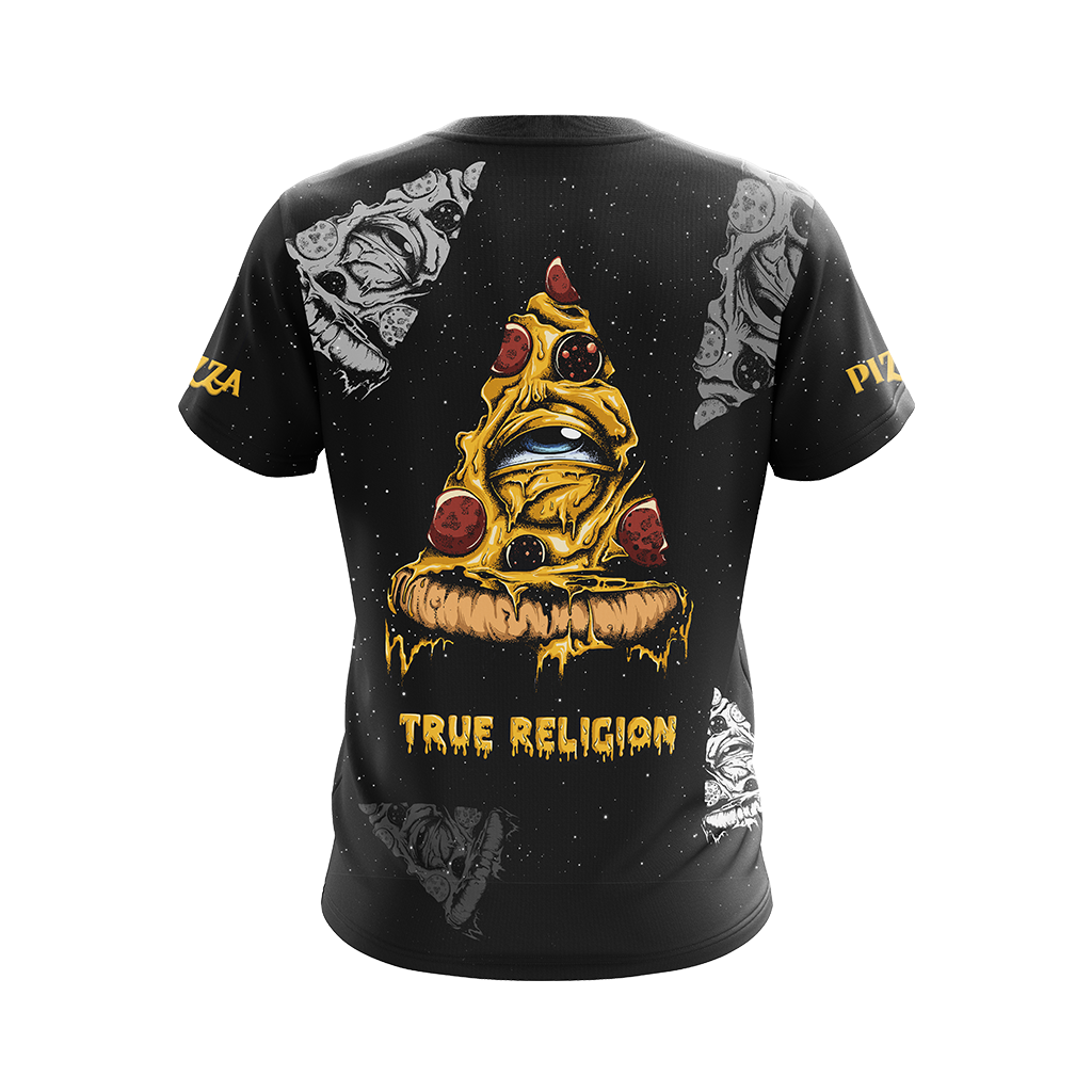 True Religion Pizza Unisex 3D T-shirt