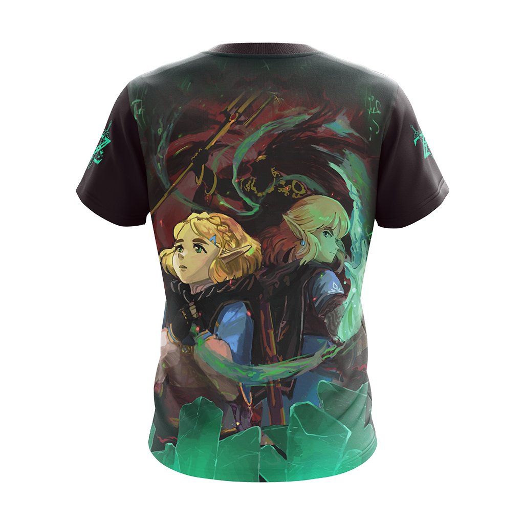 The Legend Of Zelda: Breath Of The Wild (BotW) Link, Zelda And Ganondorf Unisex 3D T-shirt