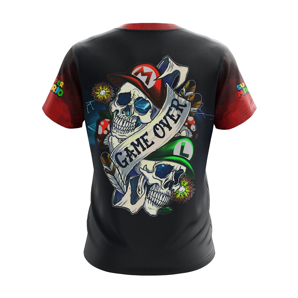 Mario Skull Unisex 3D T-shirt