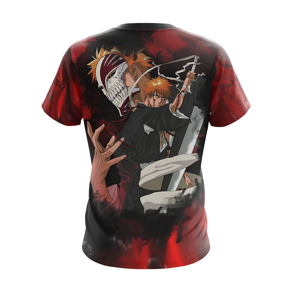 Bleach Kurosaki Ichigo Unisex 3D T-shirt Zip Hoodie Pullover Hoodie