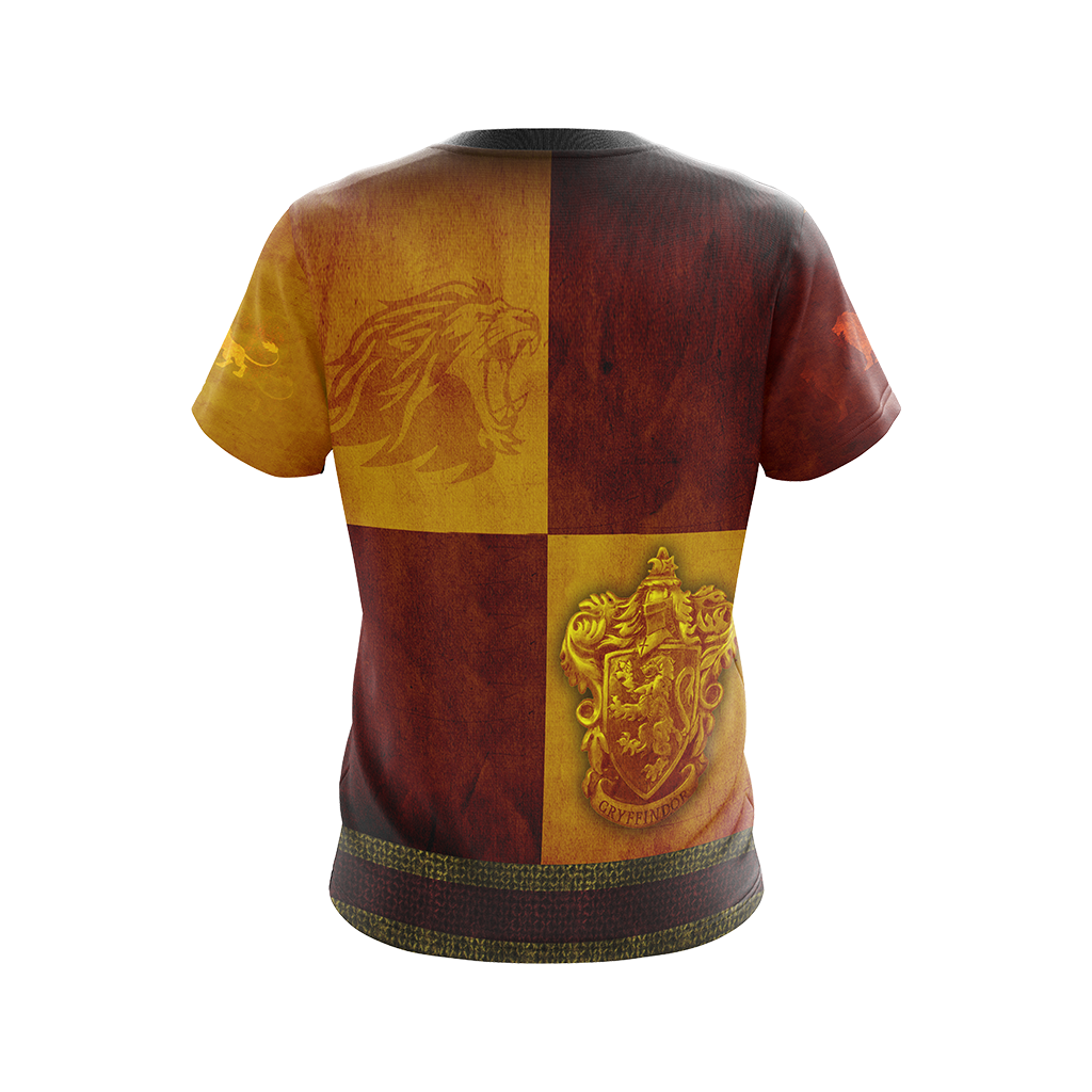 Brave Like A Gryffindor Harry Potter New Version 1 Unisex 3D T-shirt
