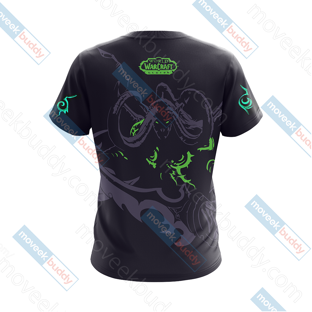 World Of Warcraft - Illidan Stormrage Unisex 3D T-shirt