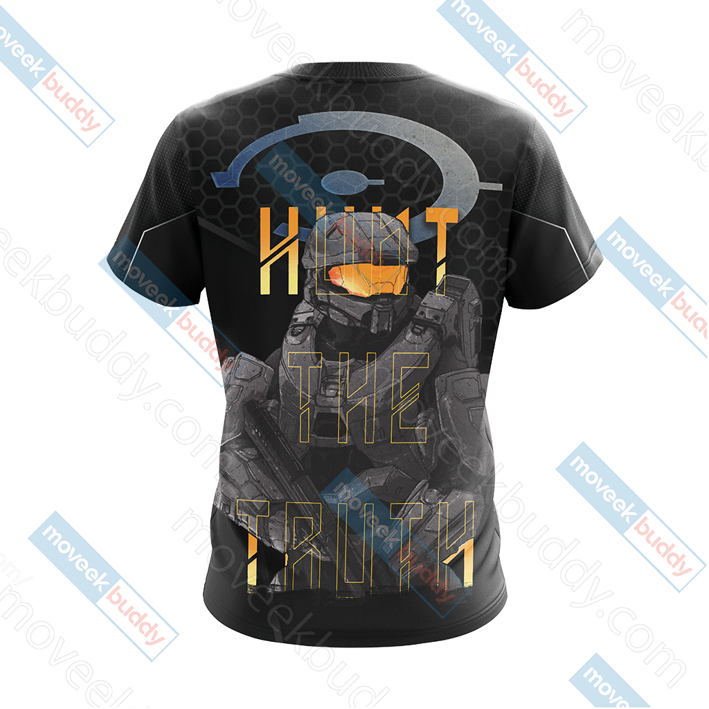 Halo Hunt The Truth Unisex 3D T-shirt