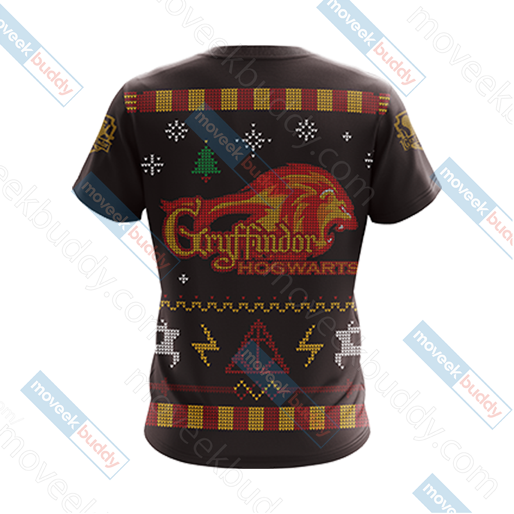 Harry Potter - Brave Like A Gryffindor Winter Style Unisex 3D T-shirt