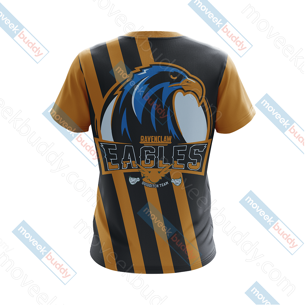 Ravenclaw Eagles Quidditch Team Harry Potter Unisex 3D T-shirt