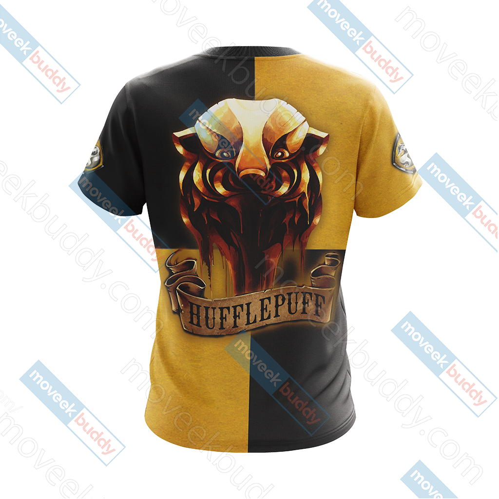 Hufflepuff Badgers Harry Potter New Look Unisex 3D T-shirt