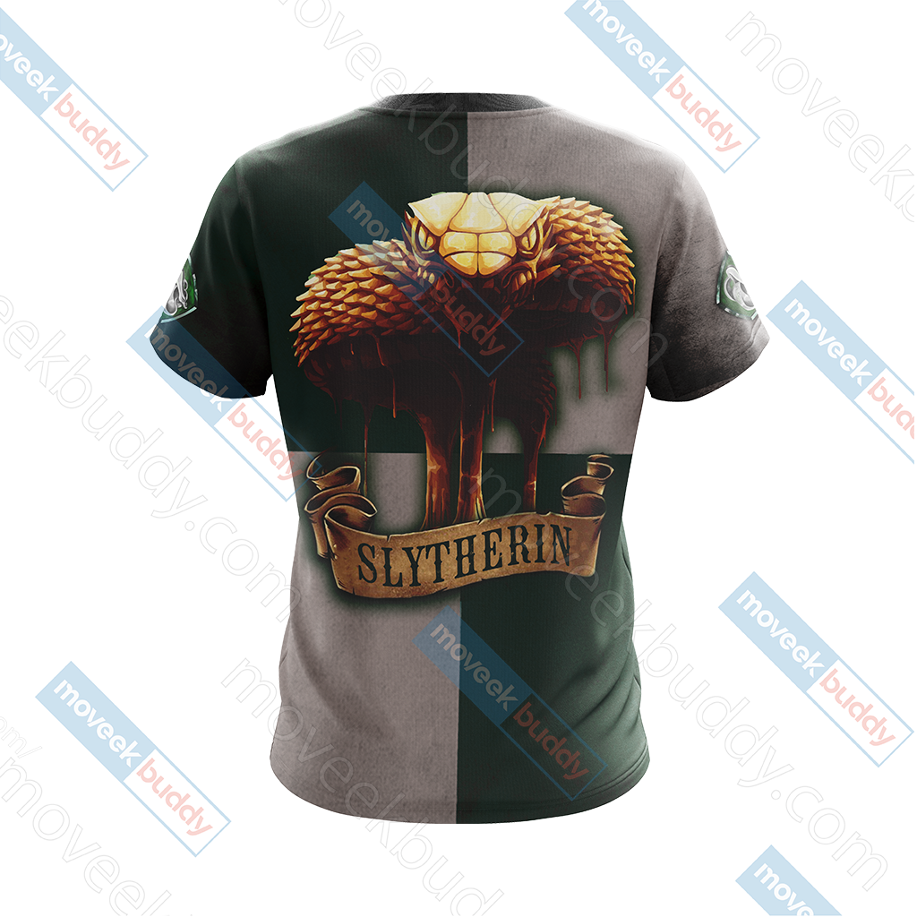 Slytherin Serpent Harry Potter New Look Unisex 3D T-shirt