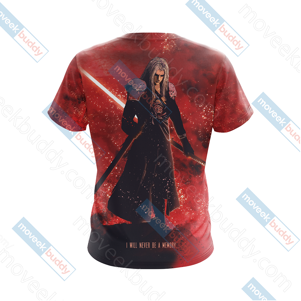 Final Fantasty - Crimson Sephiroth Unisex 3D T-shirt