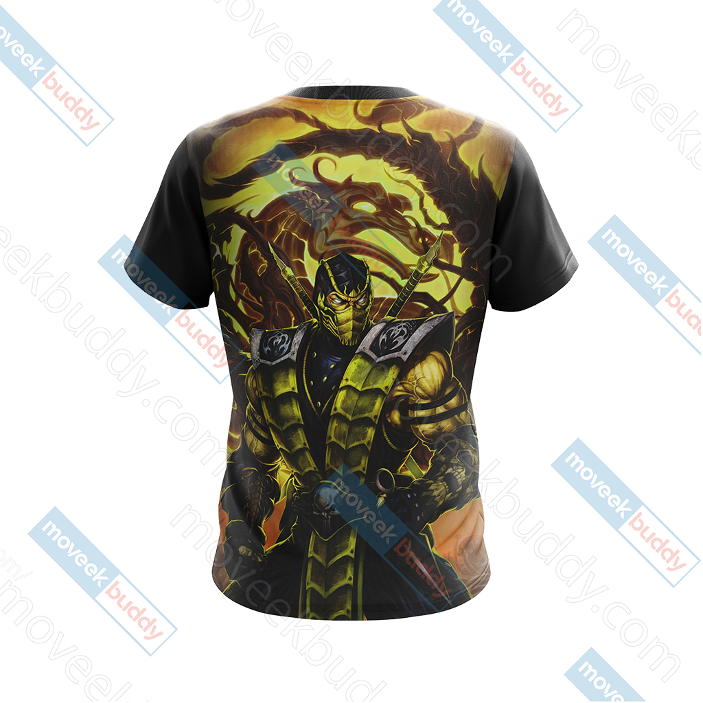 Mortal Kombat - Scorpion New Style Unisex 3D T-shirt