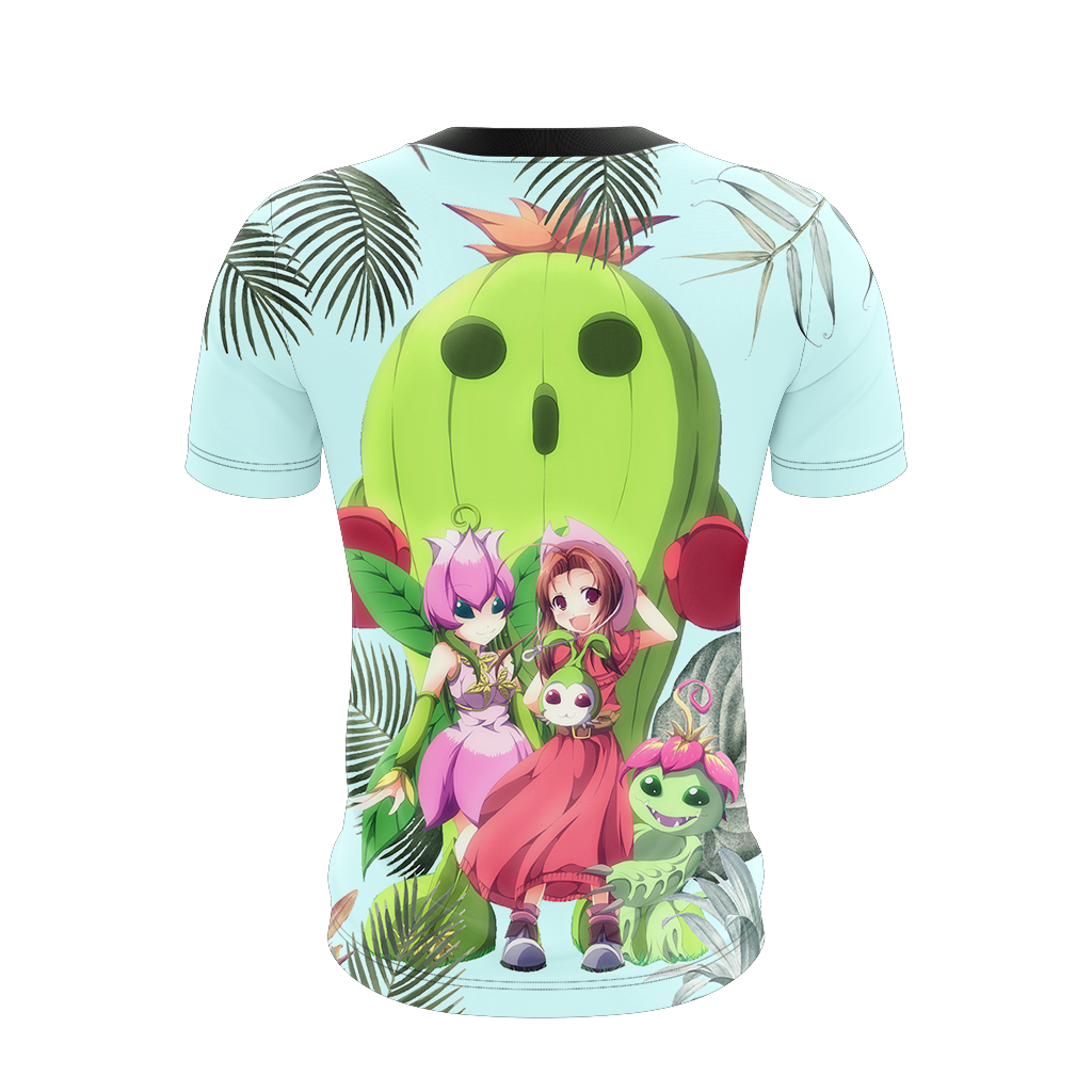 Digimon Palmon Evolution Line Unisex 3D T-shirt