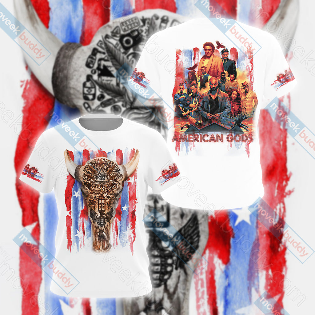 American Gods Unisex 3D T-shirt