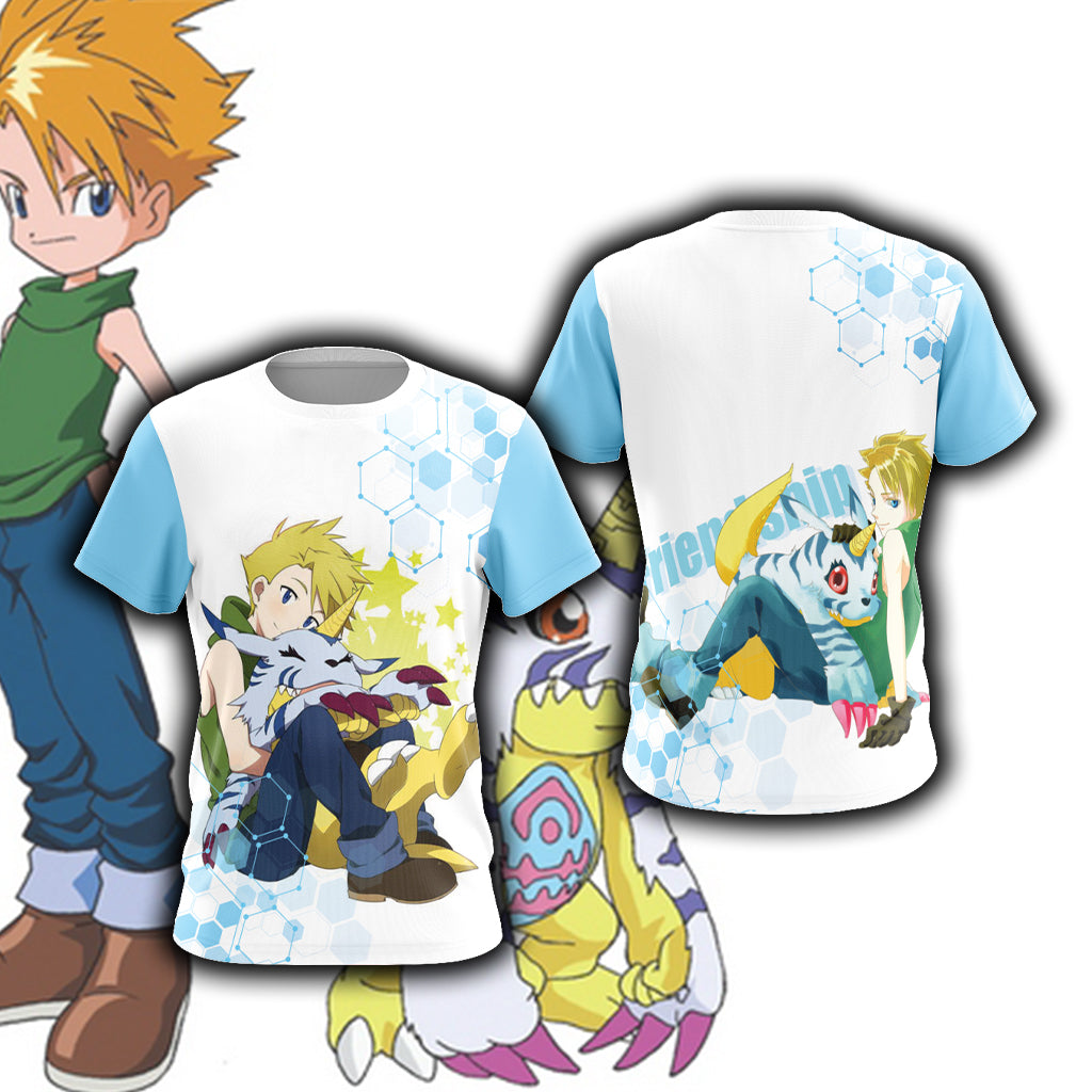 Digimon - Matt Ishida And Garurumon New Unisex 3D T-shirt