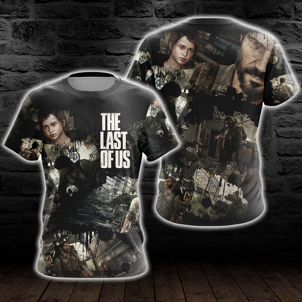 The Last Of Us Joel and Ellie Unisex 3D T-shirt Zip Hoodie Pullover Hoodie T-shirt S