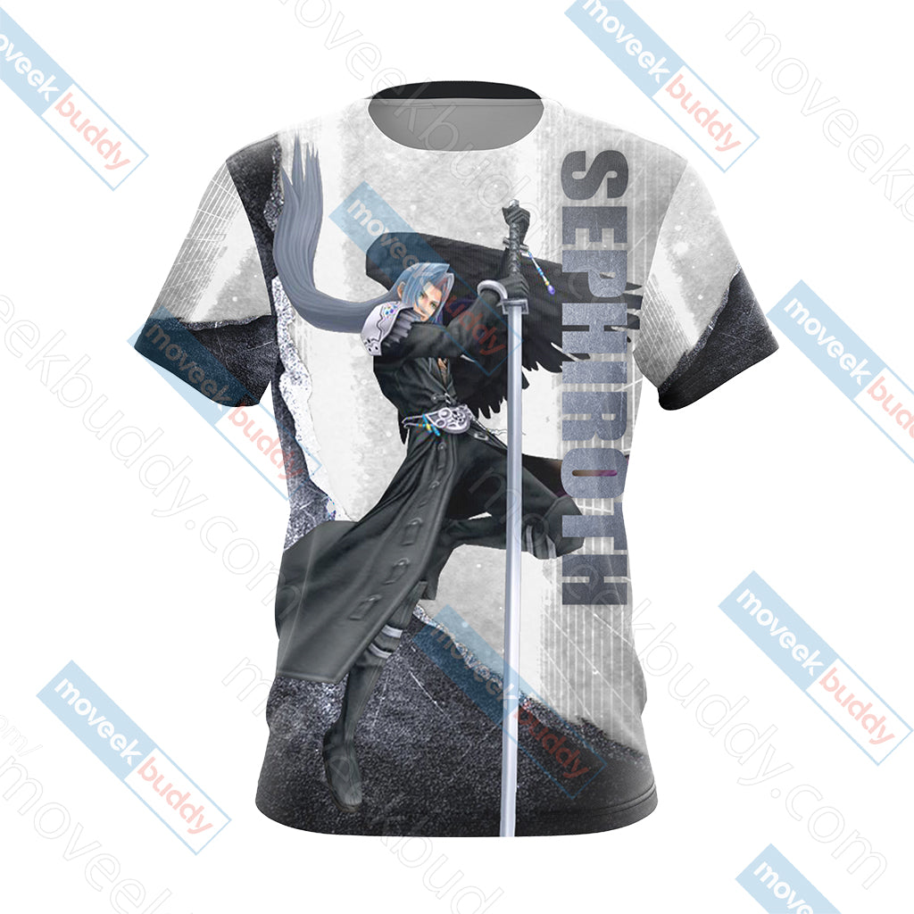 Final Fantasy VII - Sephiroth New Version Unisex 3D T-shirt