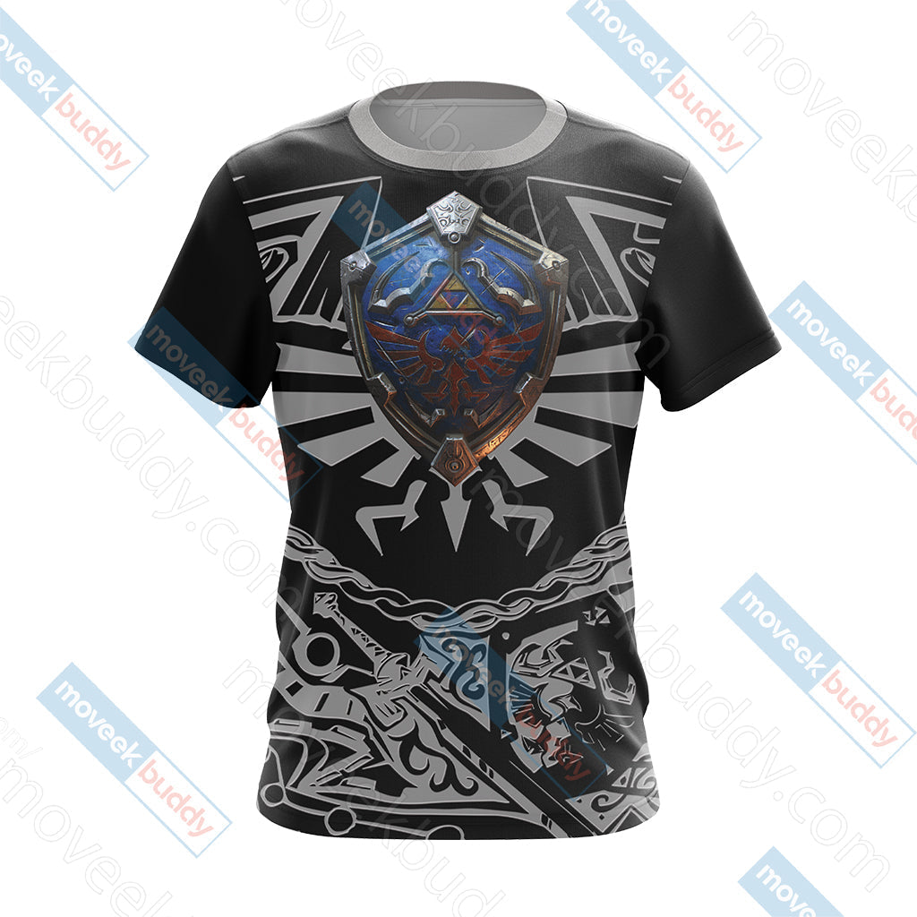 The Legend of Zelda - Shield Of Legend Unisex 3D T-shirt