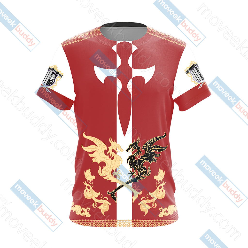 Final Fantasy XV - Niflheim empire flag Unisex 3D T-shirt