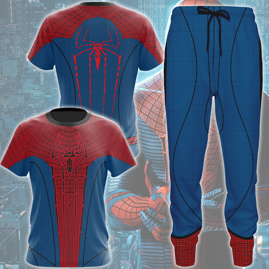 Spider-Man 2 Amazing Suit (Amazing Spider-Man 1 Suit) Cosplay Video Game All Over Printed T-shirt Tank Top Zip Hoodie Pullover Hoodie Hawaiian Shirt Beach Shorts Joggers