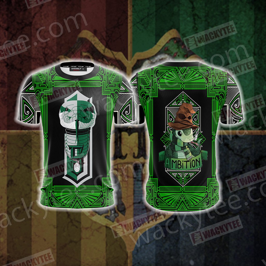 Harry Potter - Ambition Slytherin House Unisex 3D T-shirt T-shirt S