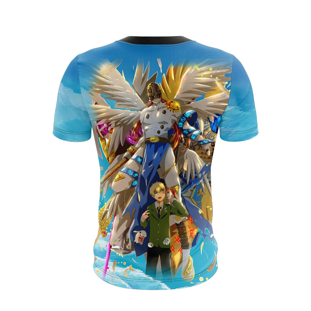 Digimon Takaishi Takeru And Angemon Unisex 3D T-shirt