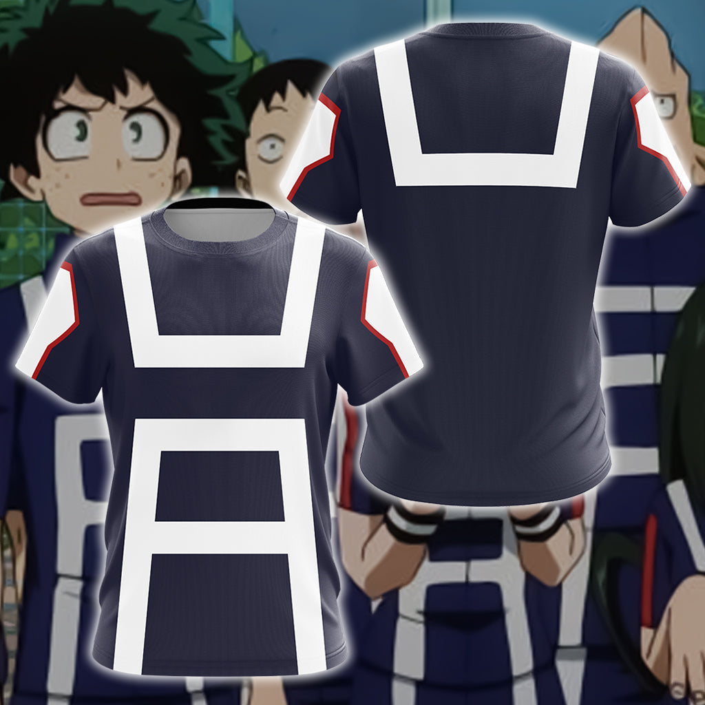 My hero Academia 3D T-shirt Zip Hoodie Pullover Hoodie T-shirt S