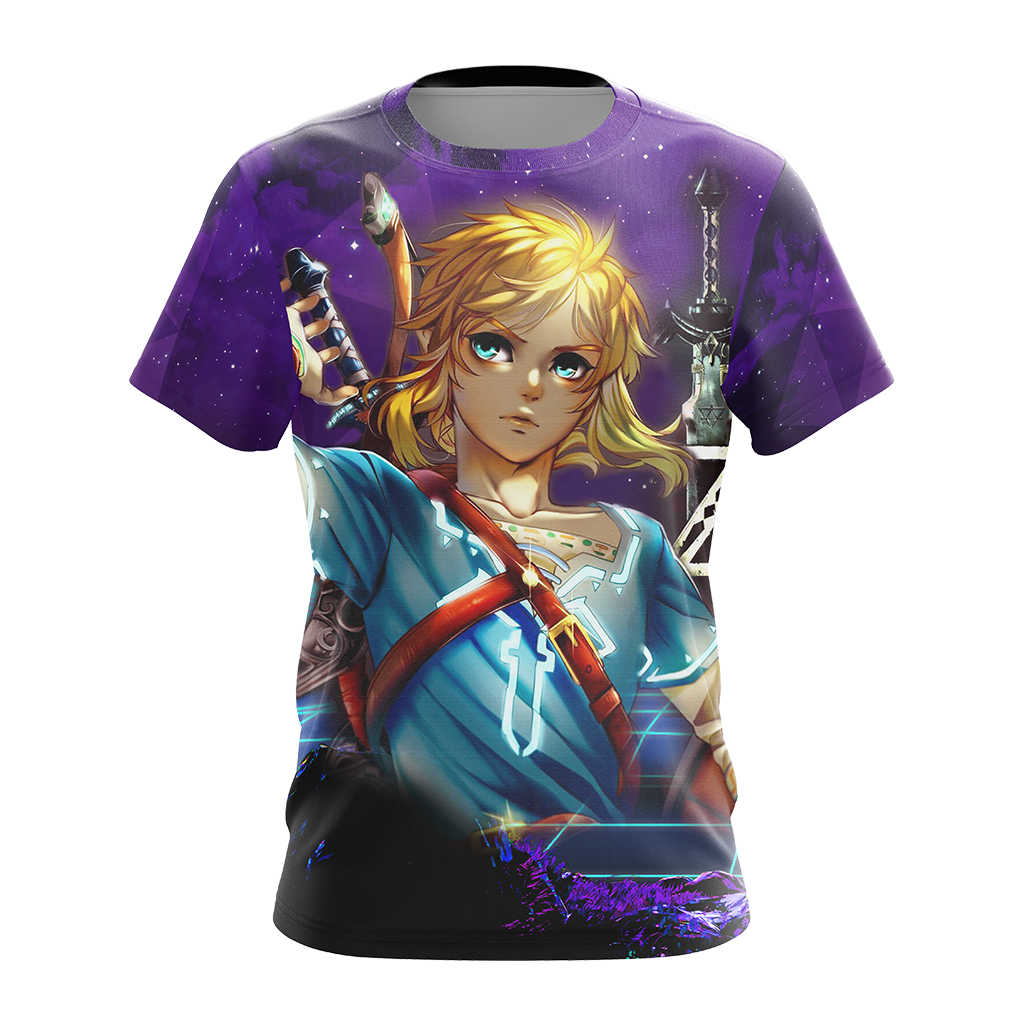A sword wields no strength unless the hand that holds it has courage The legend of Zelda All Over Print T-shirt Zip Hoodie Pullover Hoodie
