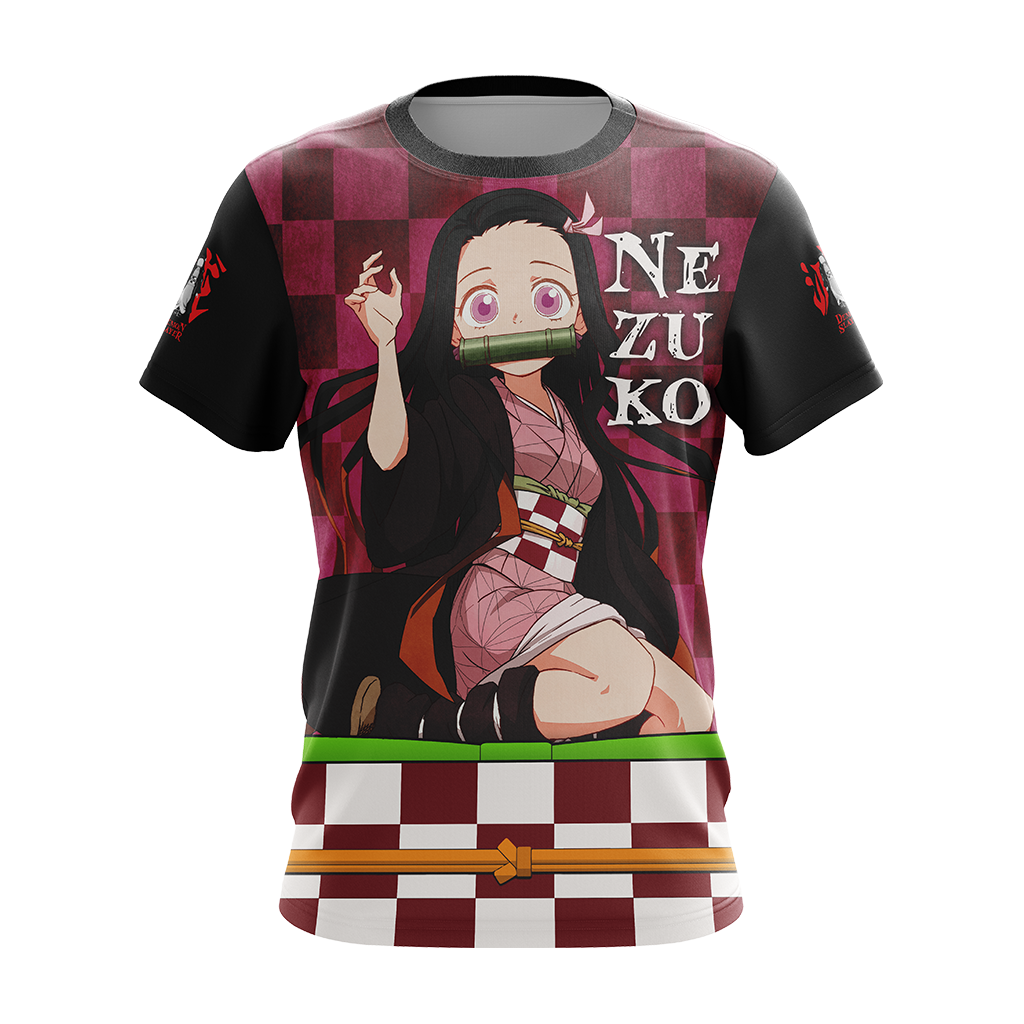 Demon Slayer Kamado Nezuko Unisex 3D T-shirt Zip Hoodie Pullover Hoodie