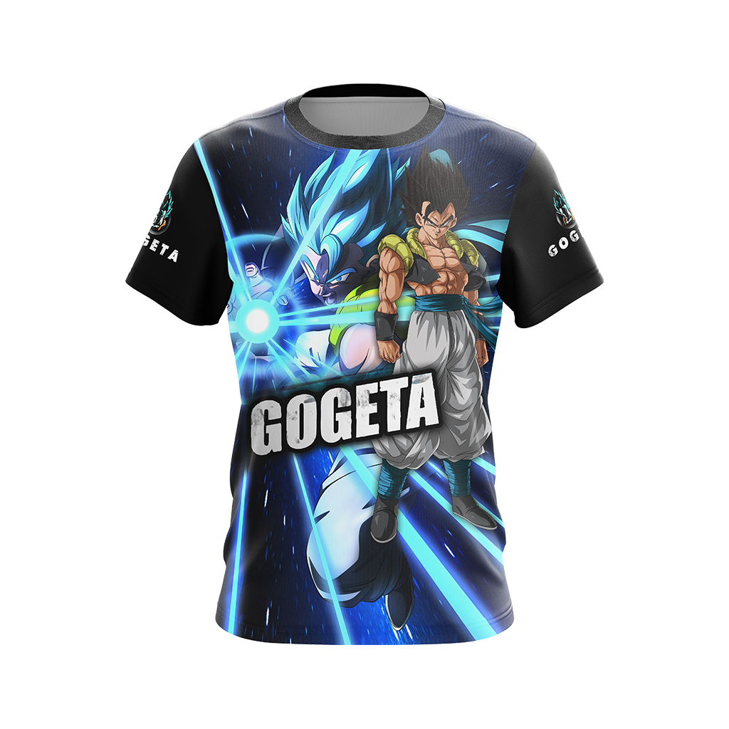 Dragon Ball Gogeta, Vegeta, and Goku Unisex 3D T-shirt Zip Hoodie
