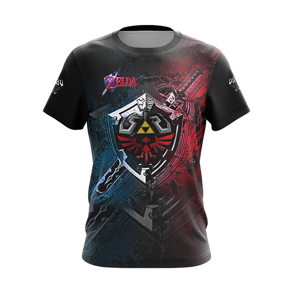 The Legend Of Zelda Unisex 3D T-shirt Zip Hoodie
