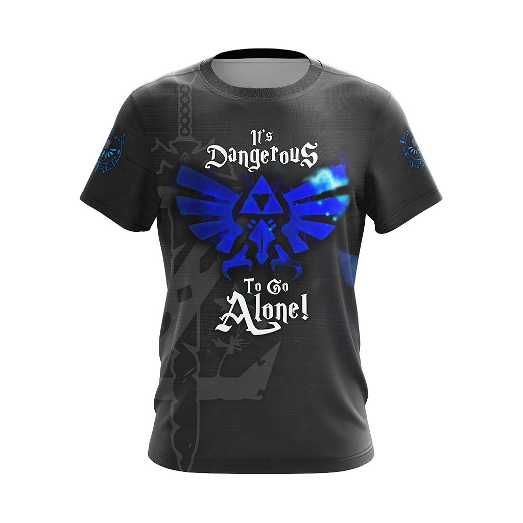 The Legend Of Zelda It's Dangerous To Go Alone, Take This Unisex 3D T-shirt Zip Hoodie