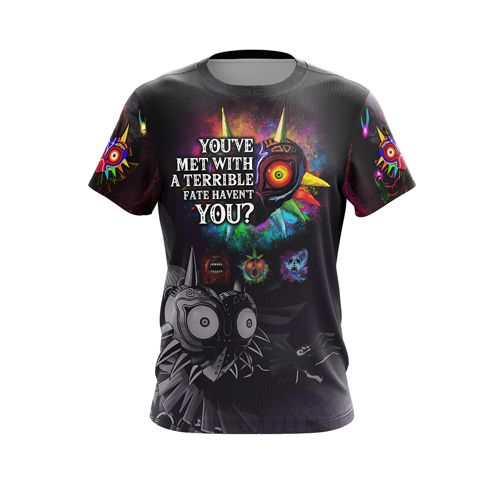 The Legend Of Zelda Majora's Mask You've Met WIth A Terrible Fate Unisex 3D T-shirt Zip Hoodie Pullover Hoodie