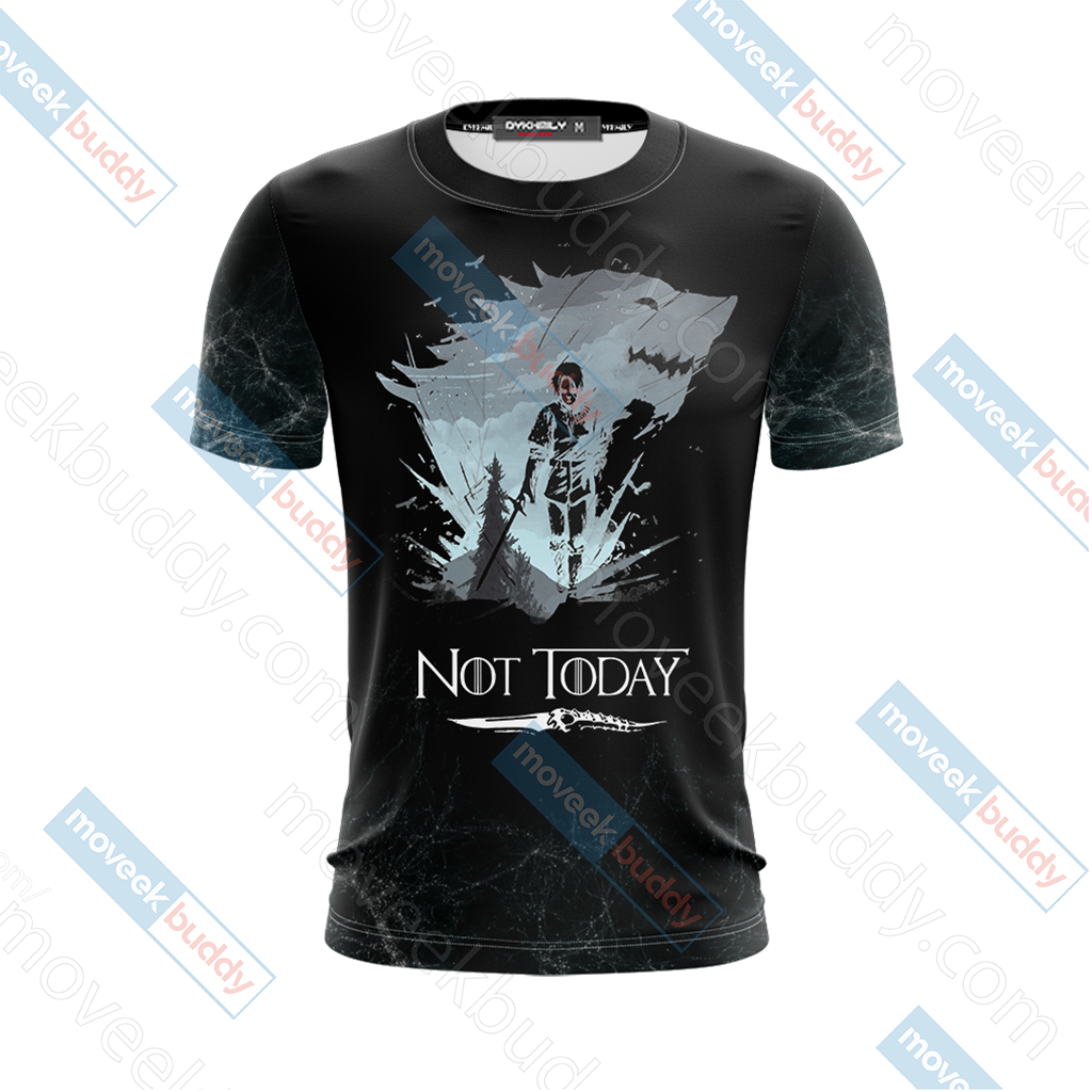 Game Of Thrones Not Today Unisex 3D T-shirt