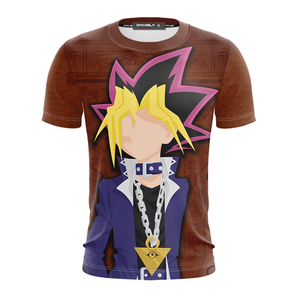 Yu-Gi-Oh! Yugi Muto And Slifer The Sky Dragon 3D T-shirt