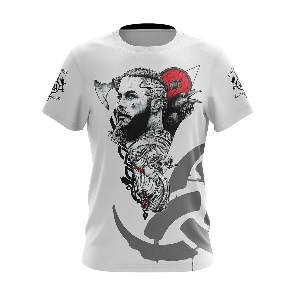 Vikings- Ragnar Lodbrok Unisex 3D T-shirt